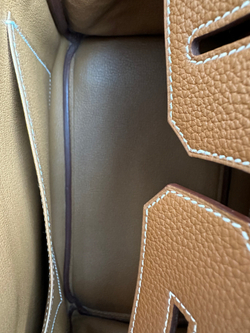Сумка Hermes Birkin 30 Gold Togo