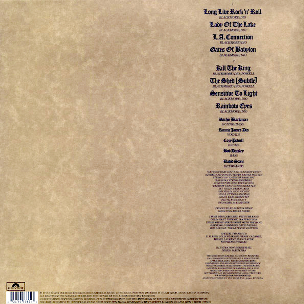 Rainbow / Long Live Rock 'N' Roll (LP)