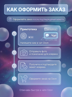 Коврик для мыши с фотографией, своим принтом или надписью на заказ