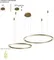Подвесной светильник Fortuna FORTUNA SP123W LED GOLD Crystal Lux