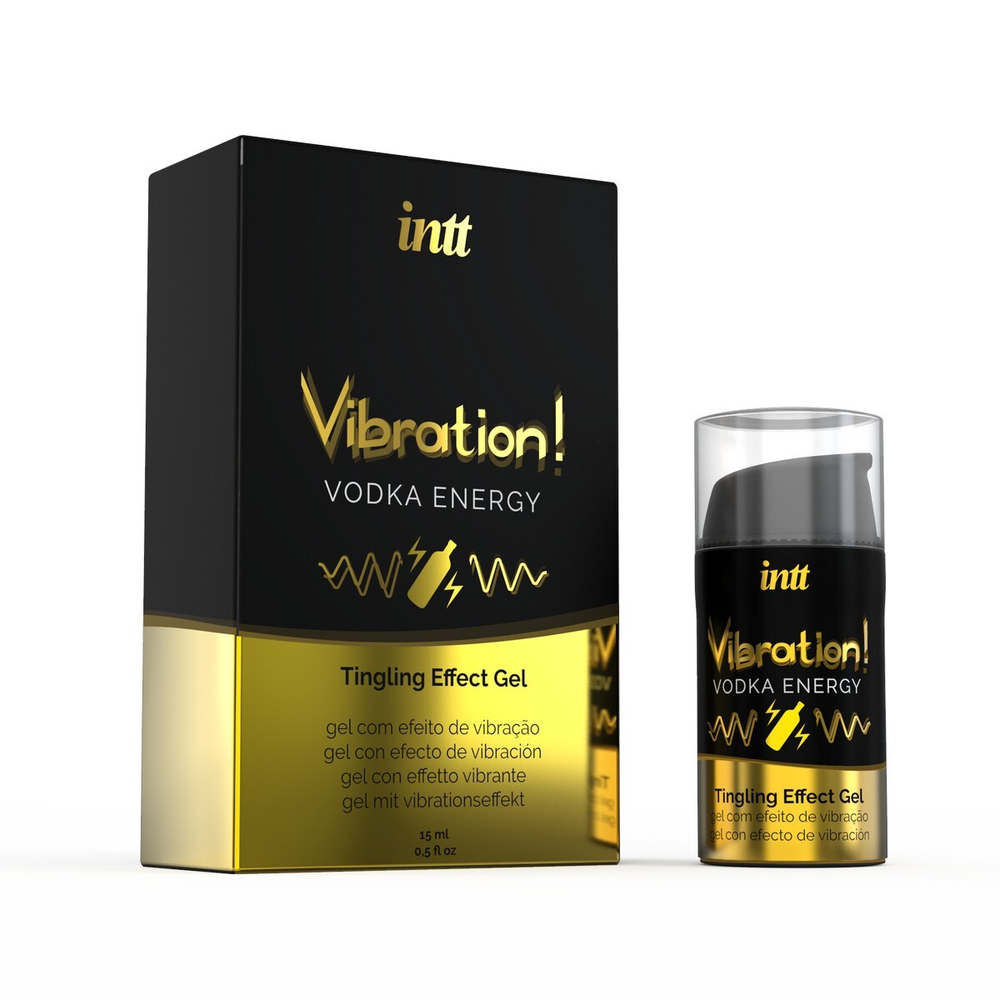 Intt Vibration Vodka Energy - Жидкий вибратор, 15 мл