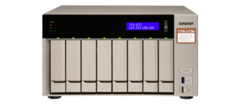 Сетевой RAID-накопитель QNAP TVS-873e-8G