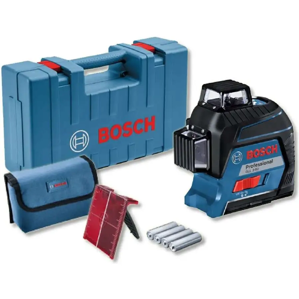 Лазерный нивелир GLL 3-80 + кейс BOSCH 0601063S00