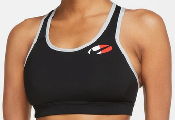 ТОП теннисный Nike Dri-Fit Impact CB Logo Bra W - черный