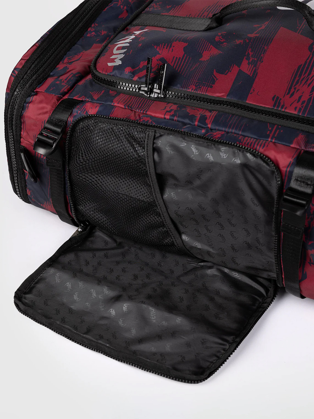 Сумка спортивная Venum UFC Zenith Fight Week Navy Blue/Burgundy/Silver
