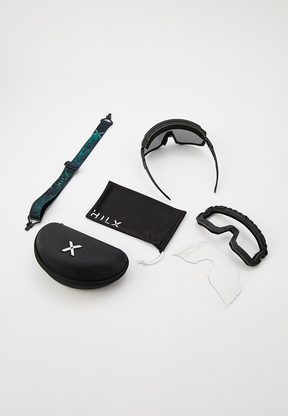 Спортивные очки с диоптриями HILX Samurai / Matt Solid Black / Photochromic Lens