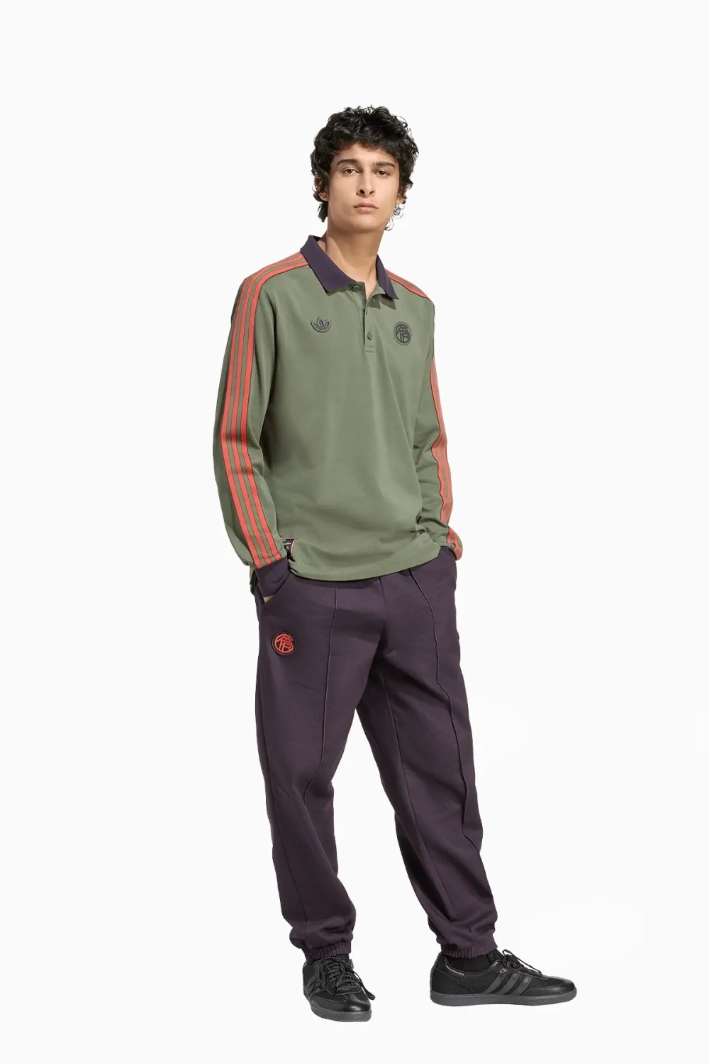 Футболка с длинными рукавами adidas FC Bayern 25/26 Terrace Icons Polo - зеленый