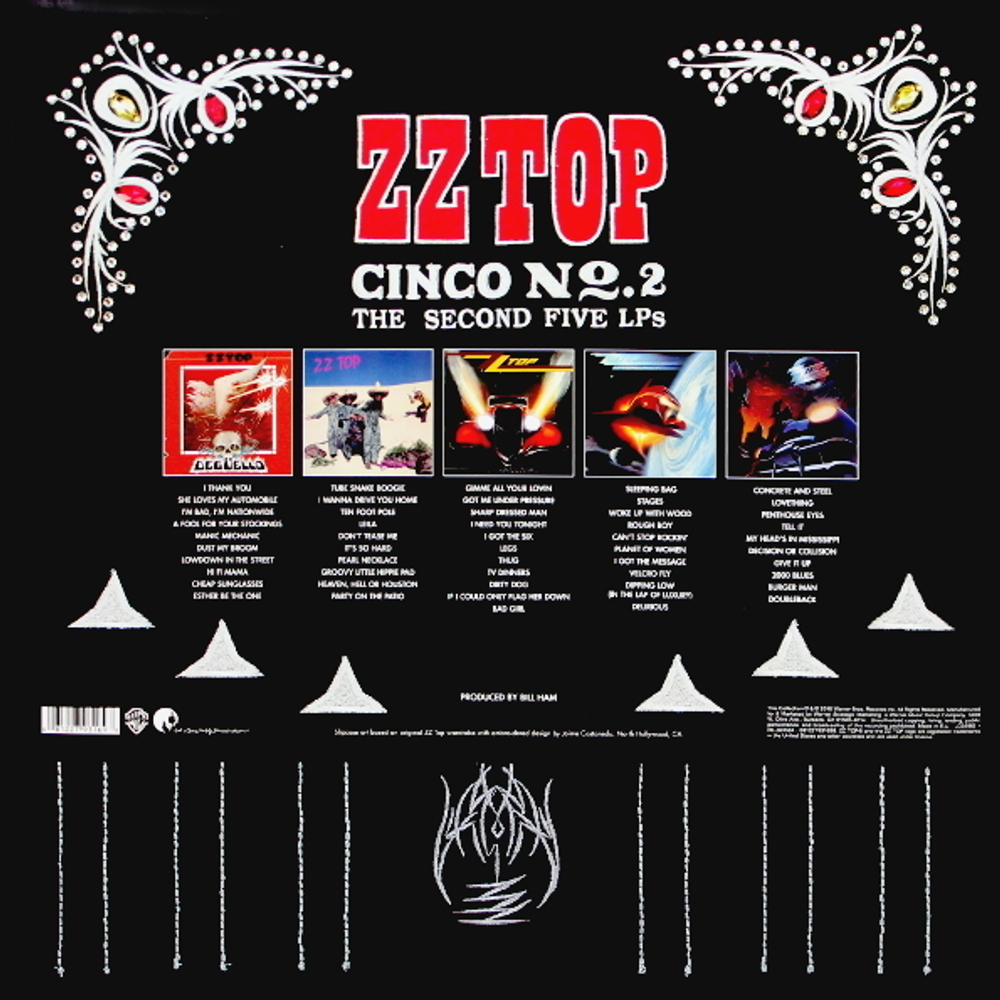 ZZ Top / Cinco № 2: The Second Five LP's (5LP)