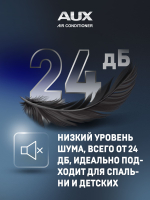 Настенная сплит-система AUX ASW-H07B4/FJ-BR1 + AS-H07B4/FJ-R1, черный