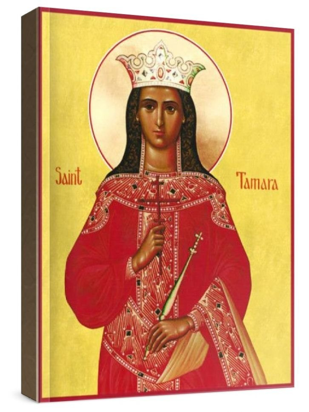 Тамара Грузинская (рукописная икона)