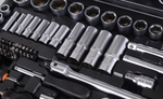 Набор инструментов, 1/2", 1/4", CrV, в кейсе 151 предмет Вихрь