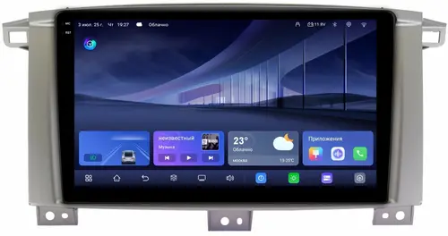 Магнитола для Toyota Land Cruiser 105 1998-2007 - Kuberg QLed+2K, Android 14, TS105, Быстрейшая, CarPlay, SIM-слот