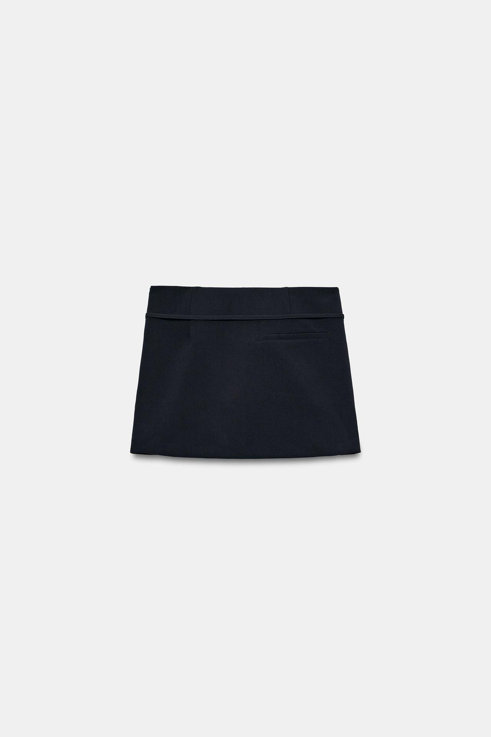 ZARA ЮБКА-ШОРТЫ С РЕМНЕМ, СИНИЙ