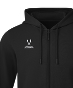 Флисовое худи на молнии ESSENTIAL Cotton Fleece FZ Hoodie, черный