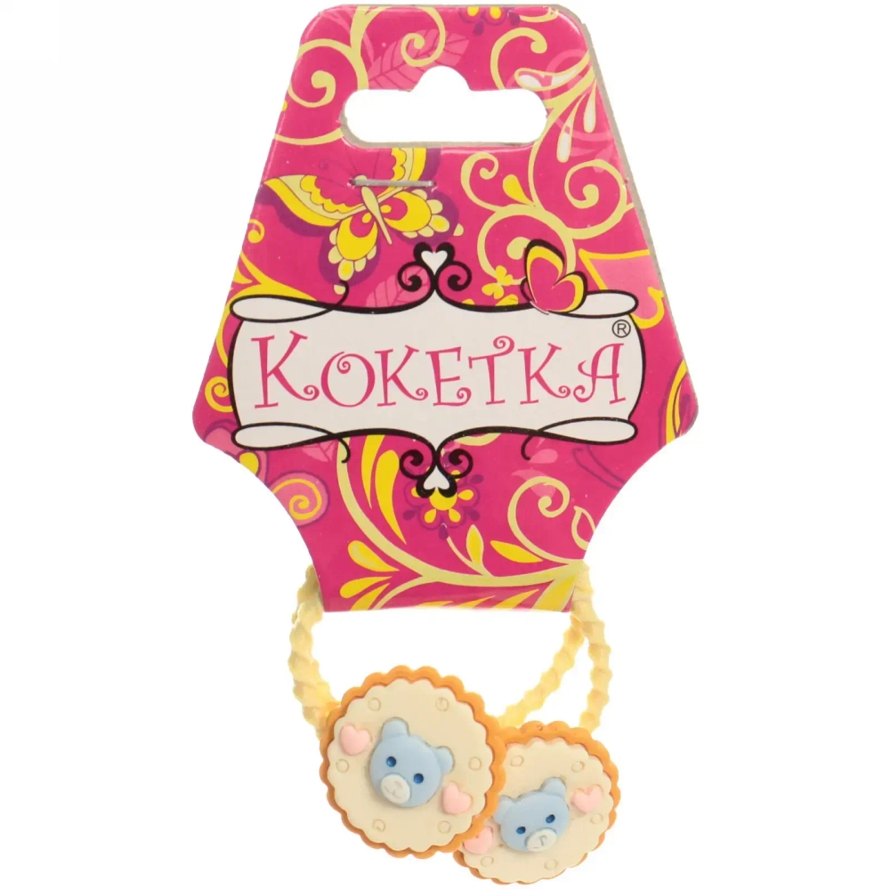 Резинки для волос детские 2шт «Кокетка - Baby style», мишутки, d-3,5см