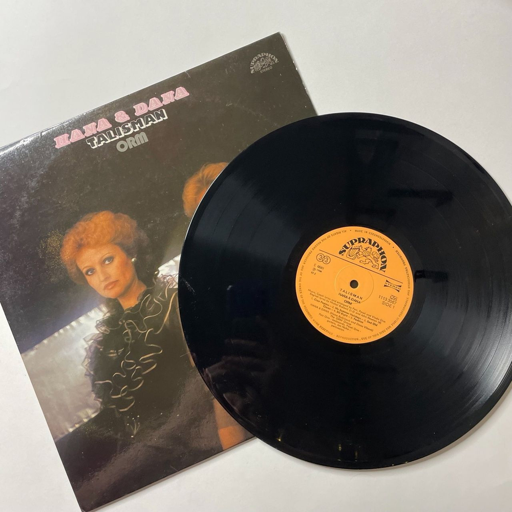 Винтажная виниловая пластинка LP Hana and Dana ORM Talisman (Чехословакия 1984)