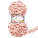 Пряжа Alize (Ализе) Puffy Fine / уп.5 мот. по 100 г, 14м, 161 пудра A