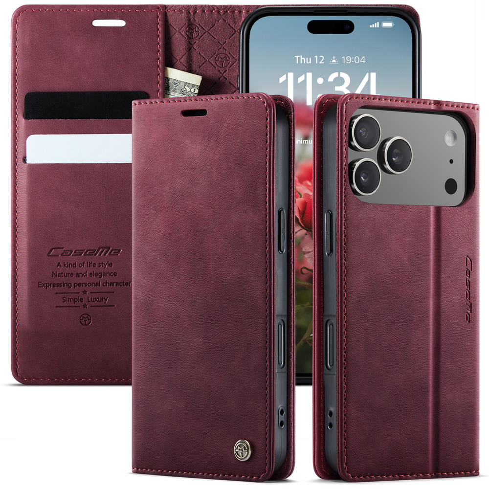 Чехол-книжка CaseMe RFiD iPhone 17 Pro