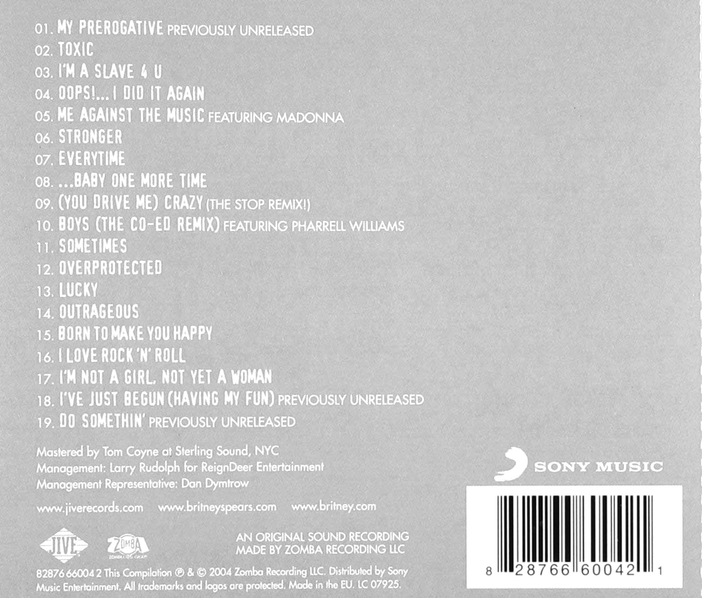Britney Spears / Greatest Hits: My Prerogative (CD)