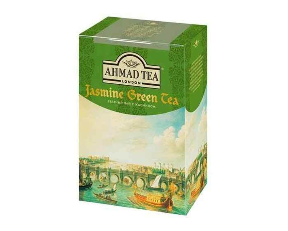 Чай зеленый листовой Ahmad Tea с жасмином, 200 г
