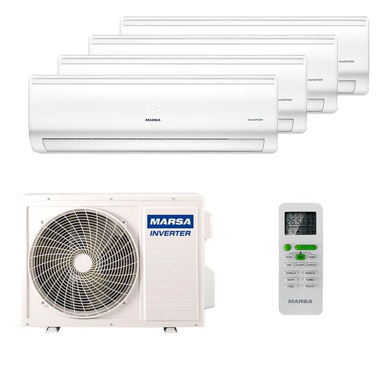 Мультисплит система на 4 комнаты Marsa MRK-T07PA x 4 / MRK-4M32HTPE-W