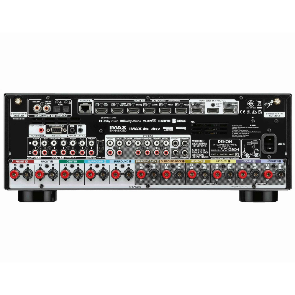 AV ресивер Denon AVC-X3800H, Black