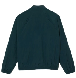 Детская теннисная толстовка Lacoste Recycled Fiber Colourblock Zipped - green/flashy yellow/white/dark green