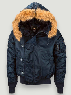 Alpha N-2B Flight Jacket (т.синяя - r.blue)