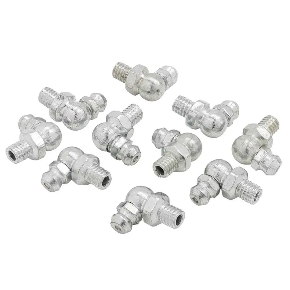 Пресс-масленка 6мм угловая (90град.), комплект 10 шт. Forsage F-GN-01-90-6MM