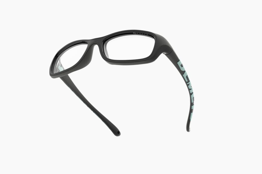 Спортивные очки с диоптриями Demetz Softness R / Black Light Mint / детские до 10 лет