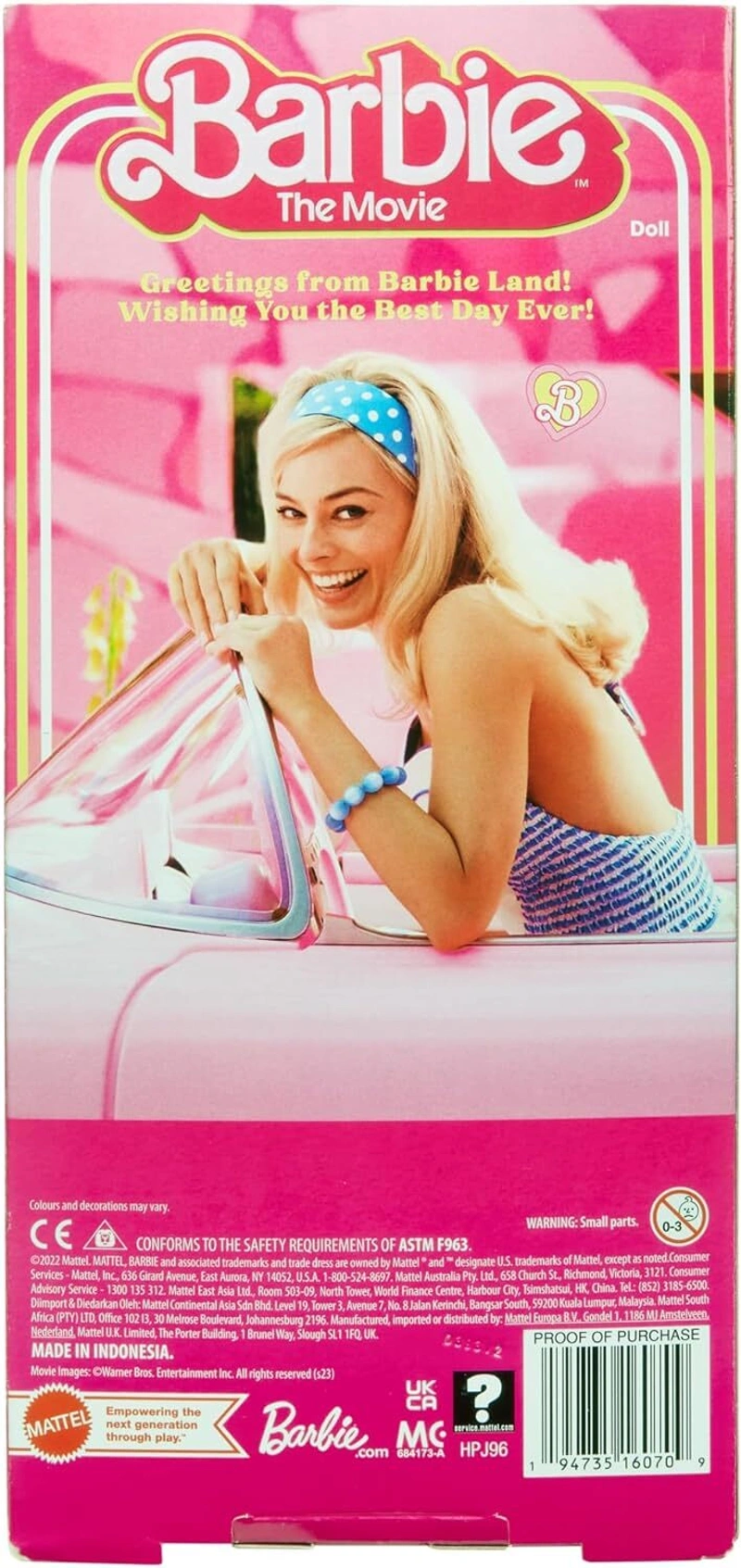 Фигурка Mattel - Barbie The Movie Doll, Margot Robbie as Barbie