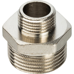Ниппель переходной STOUT НН 1"X1/2" никель