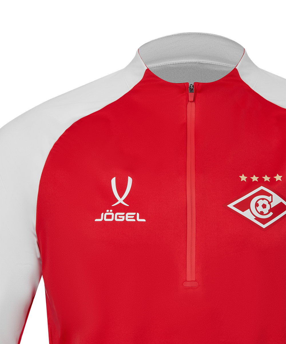 Джемпер ветрозащитный Jögel PREMIER PerFormPROOF Spartak 1/4 Zip Wind Top, красный