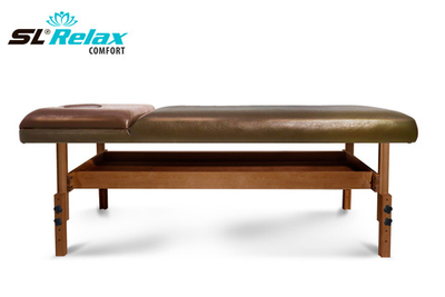 Массажный стол Relax Comfort коричневая кожа