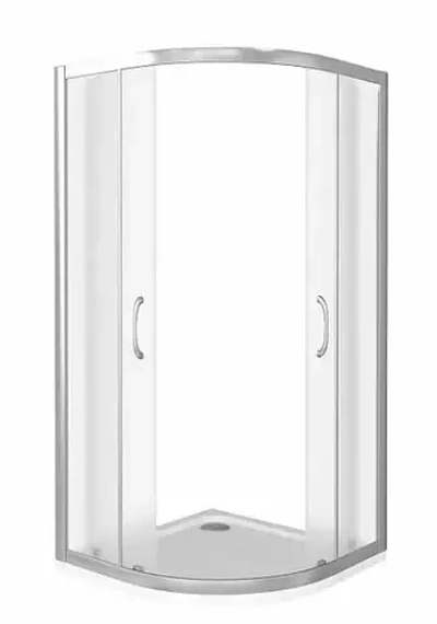 Душевой уголок Bas Latte R-80-G-WE 80*80*185 без поддона