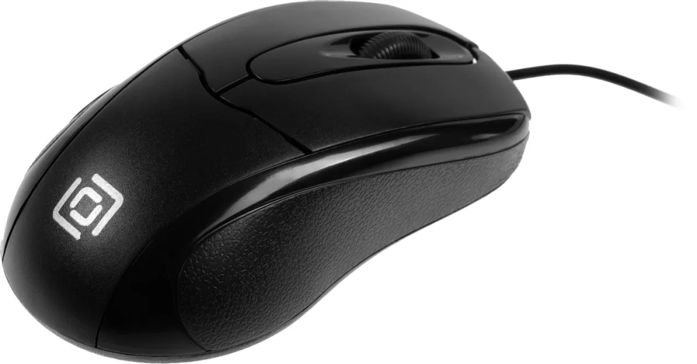 Мышь проводная Oklick 305M, оптическая, USB, 1000dpi, черный