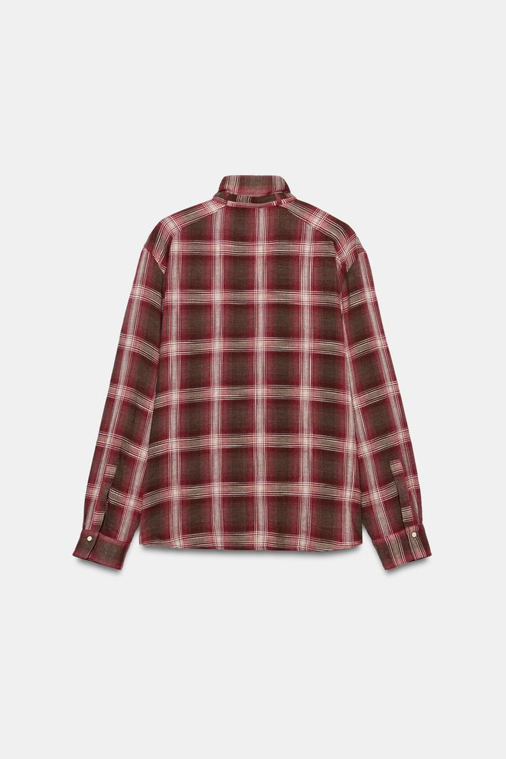 ZARA РУБАШКА В КЛЕТКУ, РАЗНОЦВЕТНЫЙ