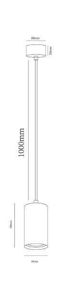 Точечный подвесной светильник Arte Lamp CANOPUS A1516SP-1BK, 1хGU10