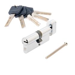 Цилиндровый механизм с вертушкой APECS PM-70-C CR хром