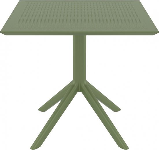 Стол пластиковый Sky Table 80 оливковый Siesta Contract Турция