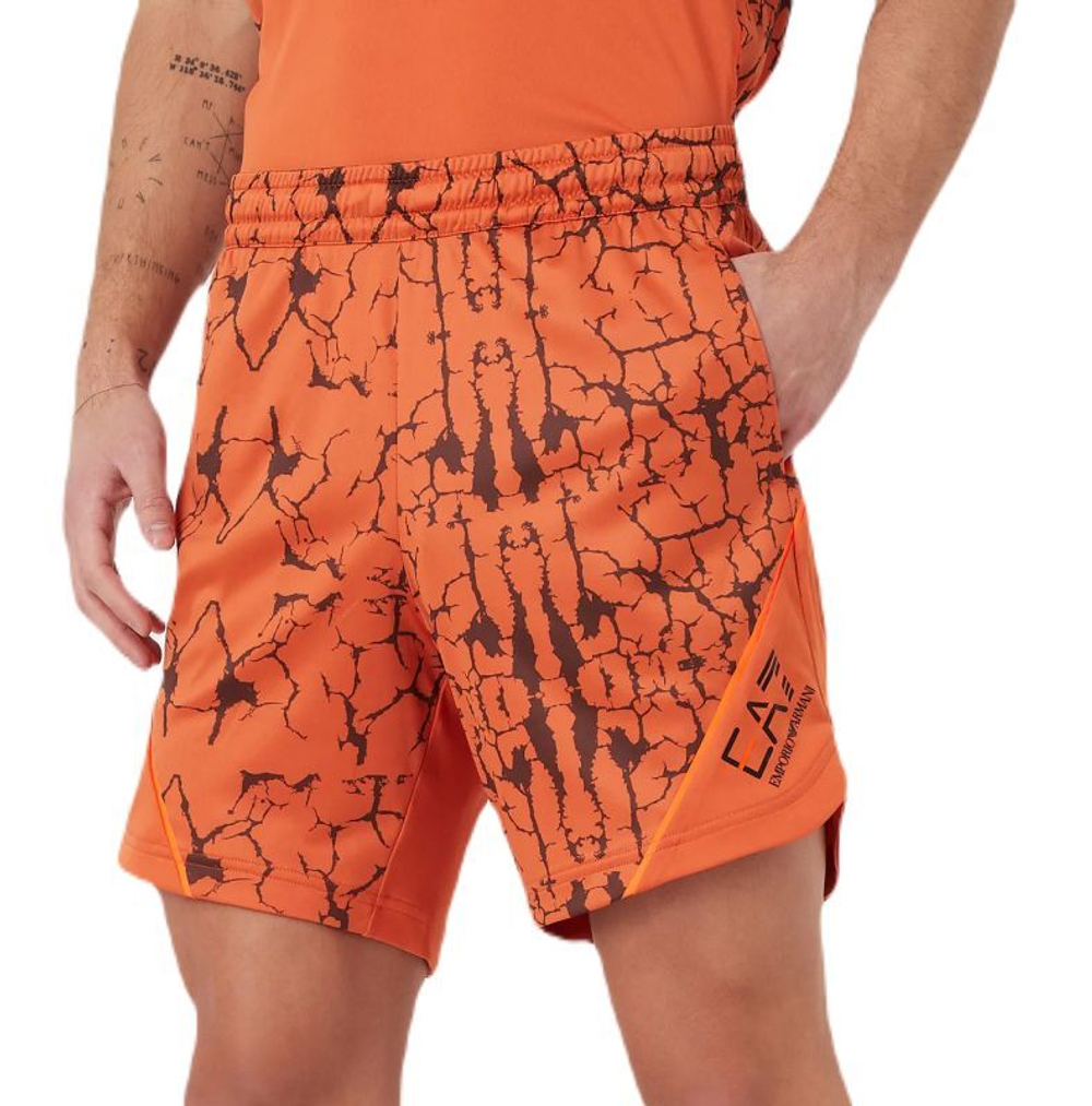Мужские теннисные шорты EA7 Man Woven Shorts - spice route
