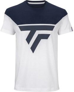 Мужская теннисная футболка Tecnifibre Training Tee - navy/white
