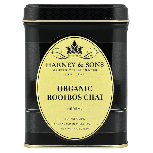 Harney & Sons, травяной чай, органический ройбуш, без кофеина, 112 г (4 унции)