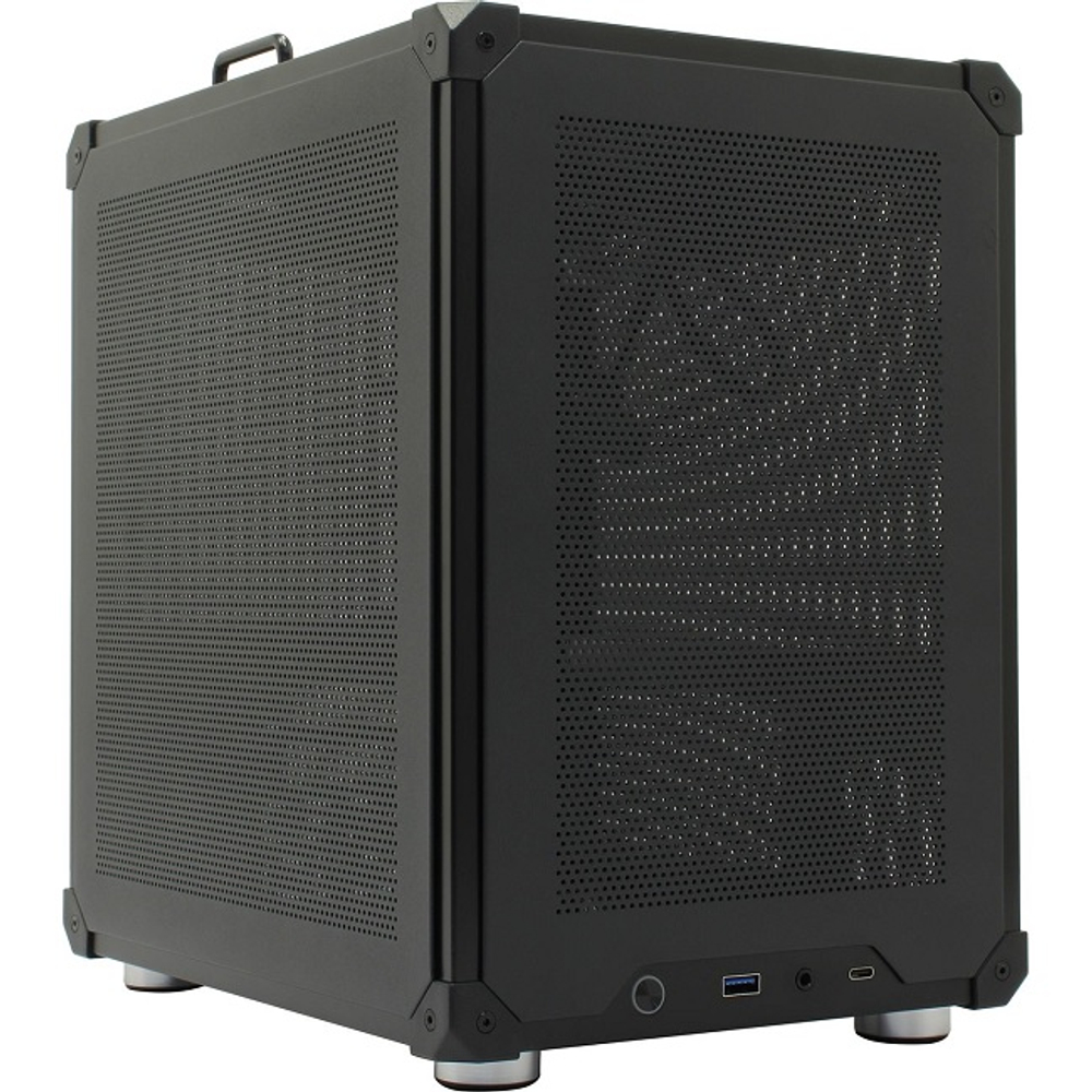 Корпус Mini-Tower JONSBO C6-ITX, Mini-ITX, без Б.П, черный (C6-ITX Black)
