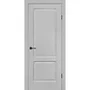 Межкомнатная дверь экошпон ДП-H12 silver gray глухая
