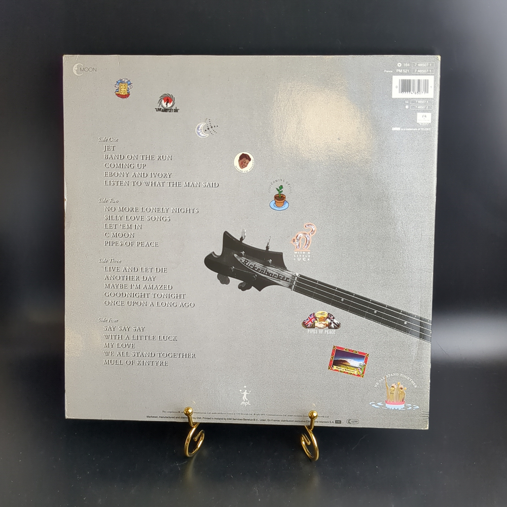 2 LP Paul McCartney – All The Best! Зарубежный рок. 2 Виниловые пластинки 12 дюймов. Europe (Holland) 1987 год