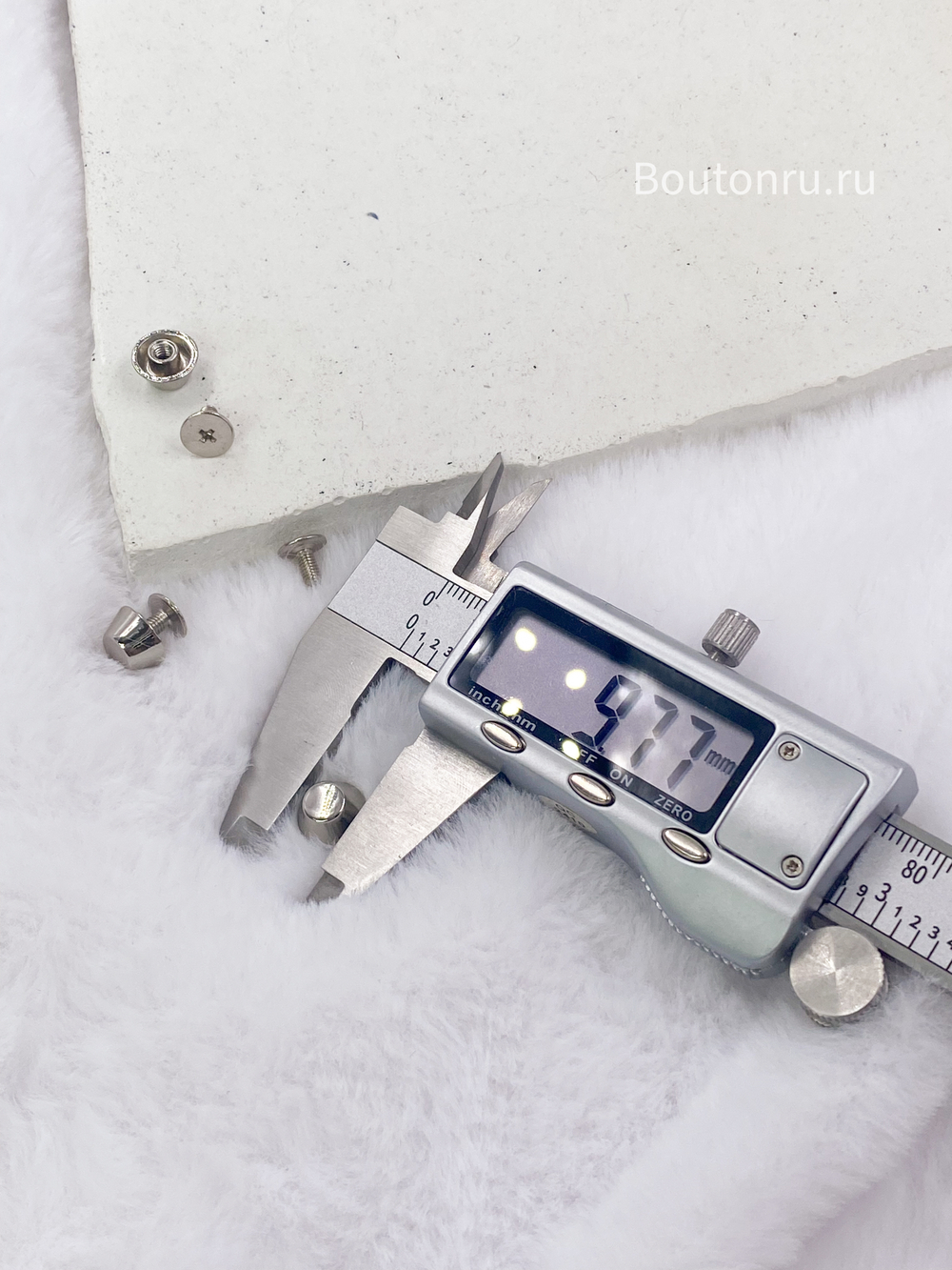 Ножка для сумки серебряная