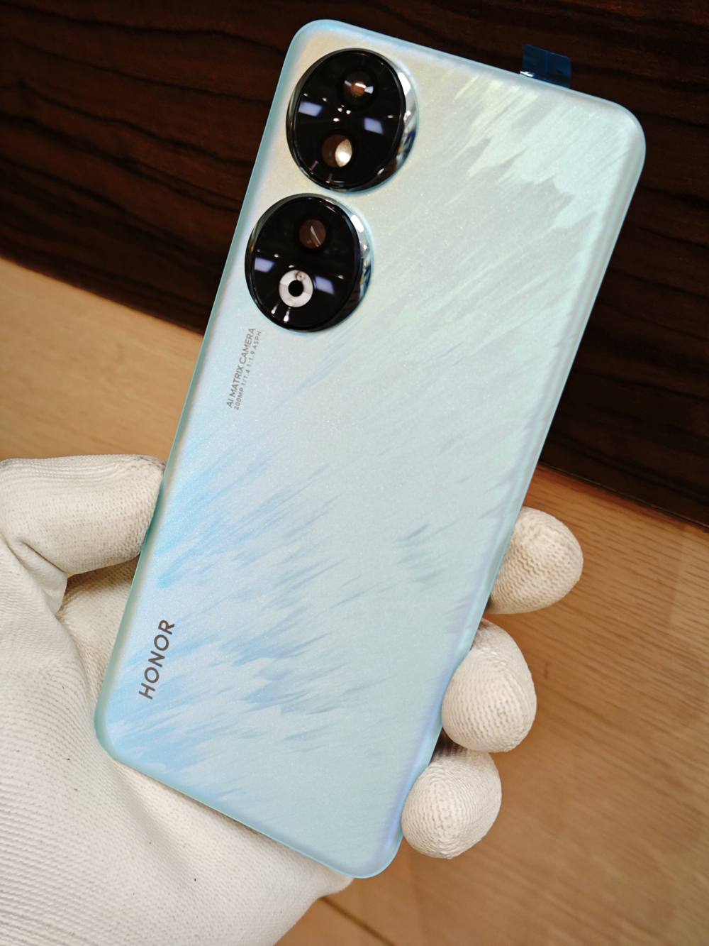 Задняя крышка ОRIGINАL для HONOR 90 REA-NX9 ( заднее стекло ) цвет: Серебристо Белый