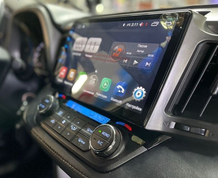 Магнитола для Toyota RAV4 XA40 2012-2019 - Redpower 85017B (рамка черная) PRO/PROmax ТОП звук, 2K QLED, Android 14, Быстрейшая, CarPlay, 4G SIM-слот