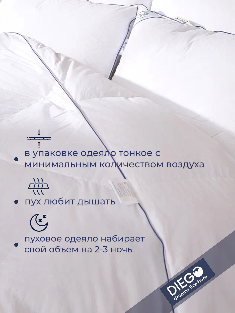 Одеяло зимнее Вега Евро 200х220 Белое